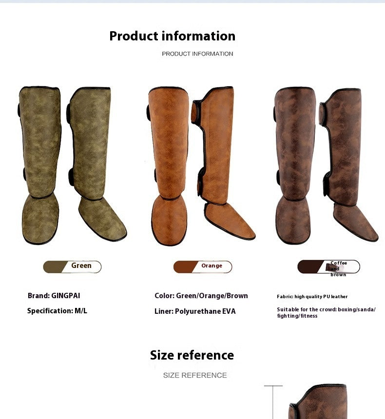 Shin Guard Thickened Fighting Boxing Shin Guard