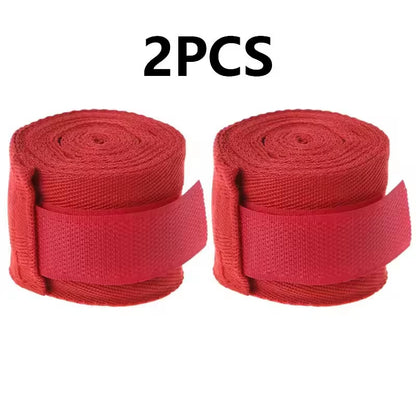2 Elastic Boxing Bandages 1.5/2.5/3/5M Cotton Sports Belt Sanda Kickboxing MMA Hand Gloves Boxing Sports Bandages